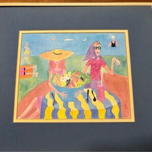 Vibrant Summer Gathering Art